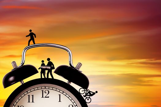 Time management concept, business planning