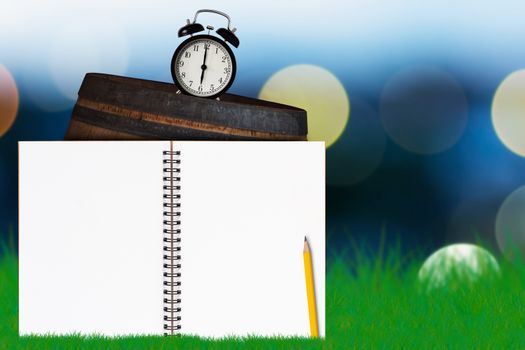 Time management concept, business planning 