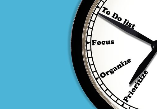 Time management concept, business planning 