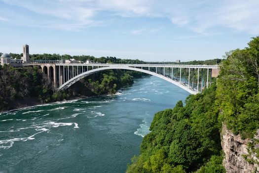 Rainbow Bridge at Niagara Falls, USA and Canada Border