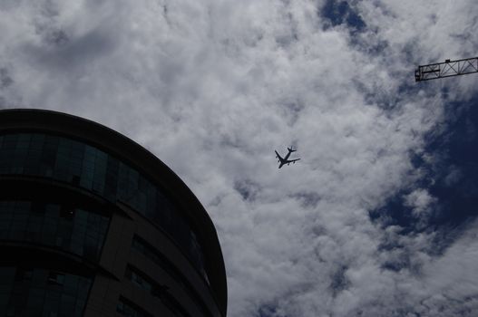 Aircraft Flying Close To Earth