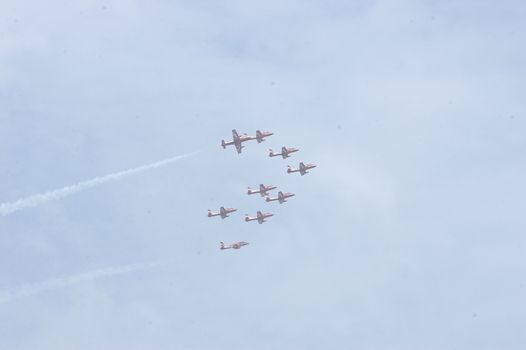 Aircraft Flying Close To Earth