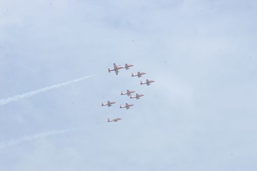 Aircraft Flying Close To Earth