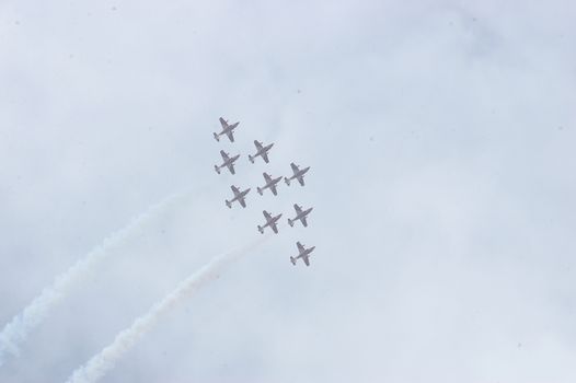 Aircraft Flying Close To Earth