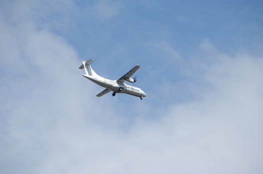 Aircraft Flying Close To Earth