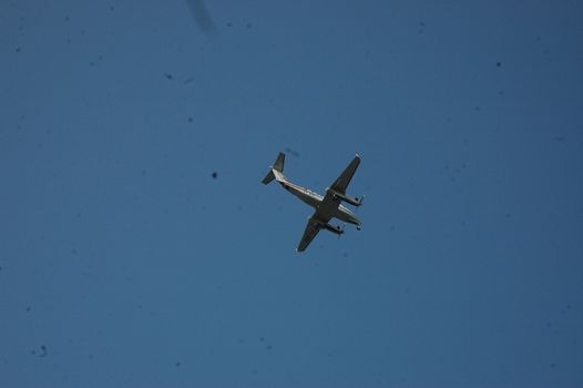 Aircraft Flying Close To Earth