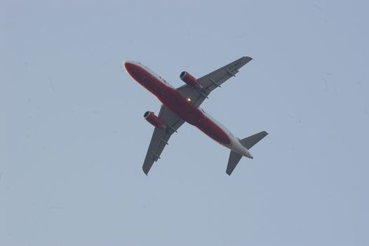 Aircraft Flying Close To Earth