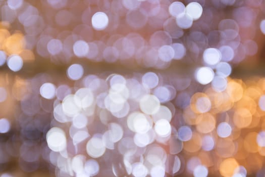 Blur - abstract bokeh circle string lights for background wallpaper