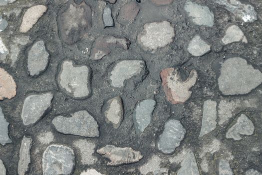 old path paved with cobblestones background photo taken in dublin ireland