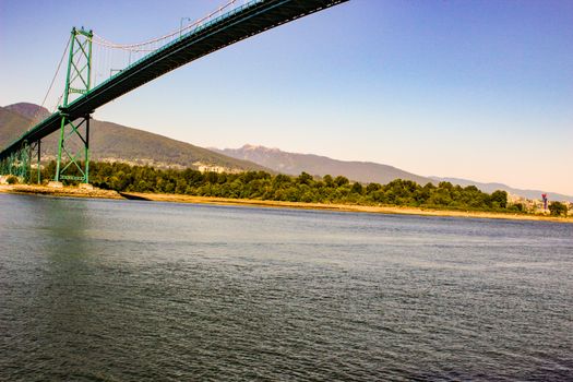 Lions Bridge. In Vancouver in British Columbia, Canada.