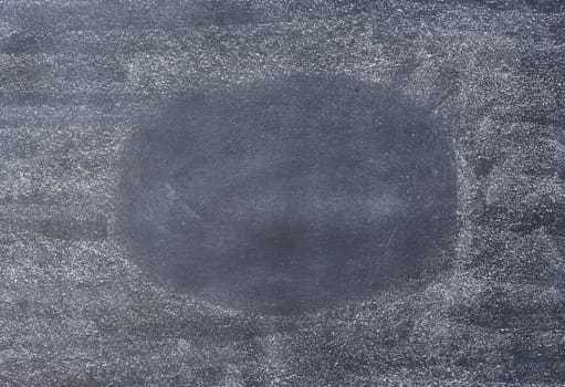 Dirty blackboard with chalk to write messages.