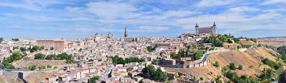 View of Toledo in Spain from the viewpoint of cigarrales.