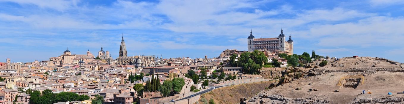View of Toledo in Spain from the viewpoint of cigarrales.