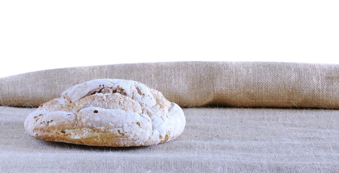 Bread on the table of the bakery.
