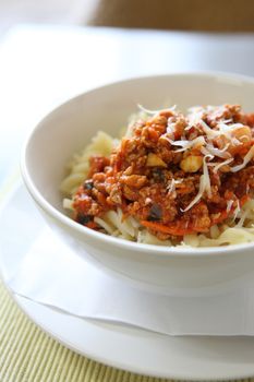 pasta with tomato sauce 
