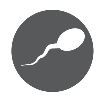 sperm icon on white background. flat style. sperm icon for your web site design, logo, app, UI. Spermatozoa symbol. Spermatozoa sign.