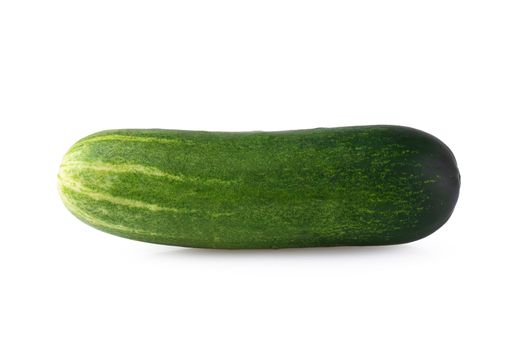 fresh cucumbers isolated on a white background.