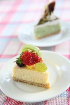 Fruit cheese cake 