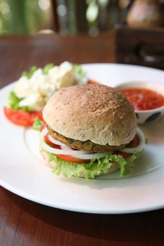 veggie burger