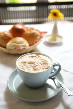 coffee with bread