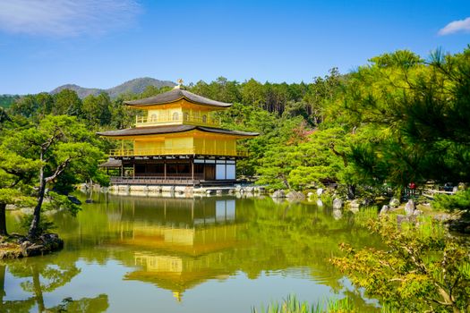 Kinkakuji Temple in Kyoto, Japan