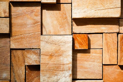 Square modern decorated wood background