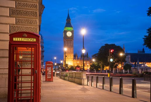 Big Ben and Westminster abbey in London, England