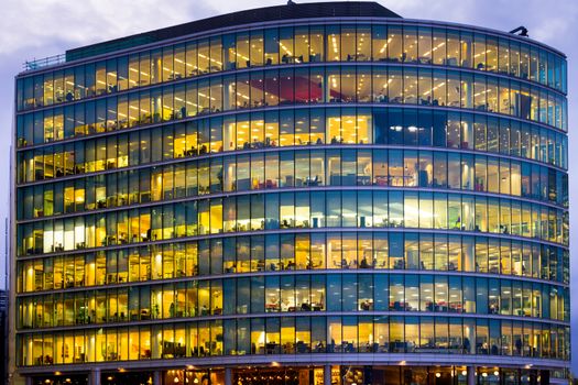 Business office building in London, England