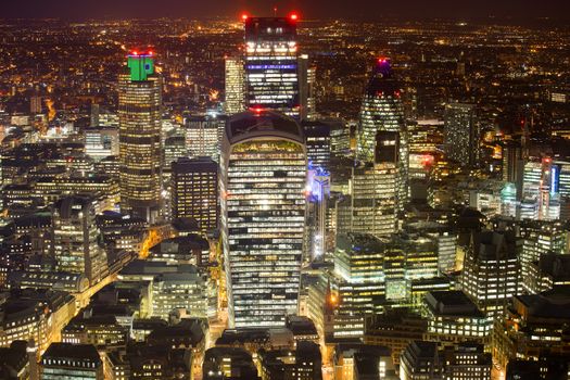 Business office building in London, England