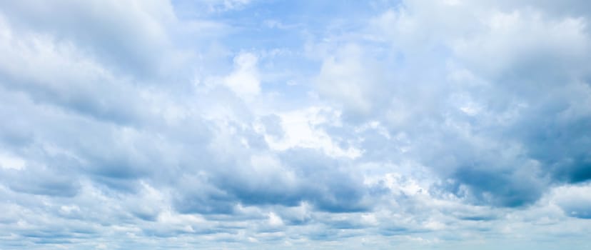 White cloud and Beautiful with blue sky background.