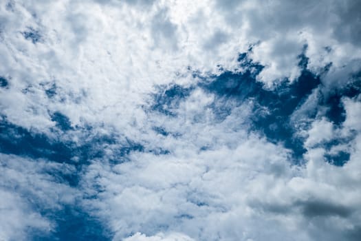 White cloud and Beautiful with blue sky background.