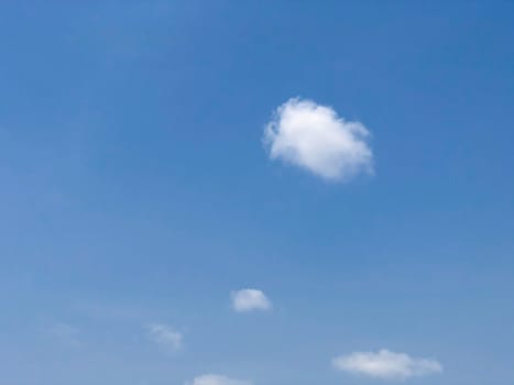 White cloud and Beautiful with blue sky background.