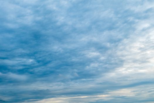 White cloud and Beautiful with blue sky background.