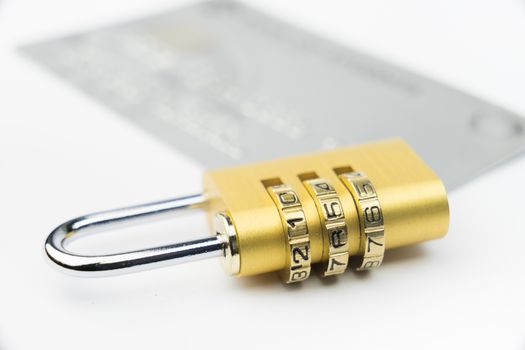 Credit Card lock online payment security trust