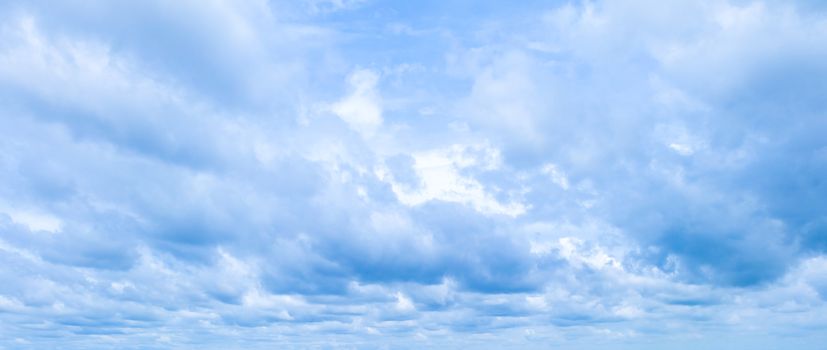 White cloud and Beautiful with blue sky background.