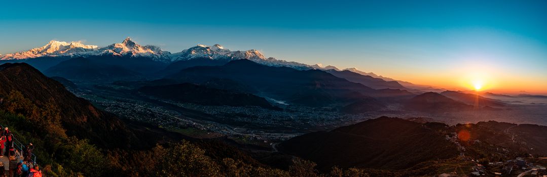 Pokhara View from Sarangkot hill
