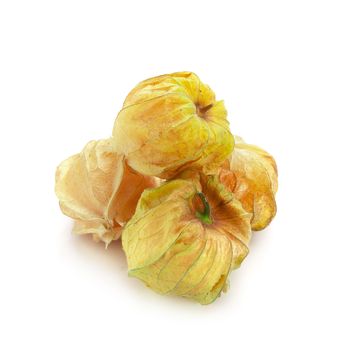Cape Gooseberry, Physalis fruit or golden berry isolated on white background