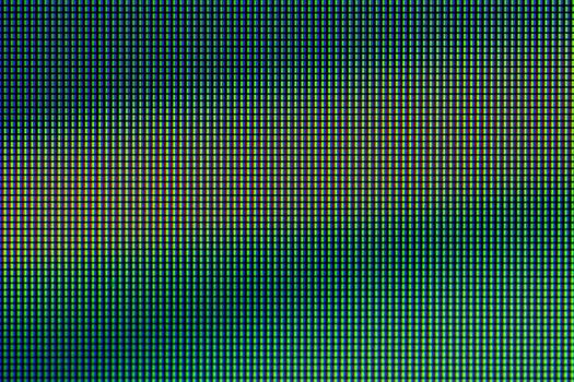 Closeup RGB LED diode from LED TV or LED monitor computer screen display panel.