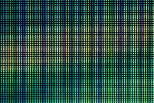 Closeup RGB LED diode from LED TV or LED monitor computer screen display panel.