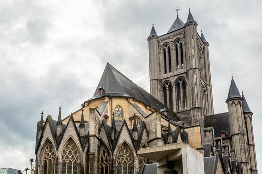 The Saint Nicholas cathedral, Ghent, Belgium