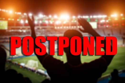 The concept of postponement of sports events.