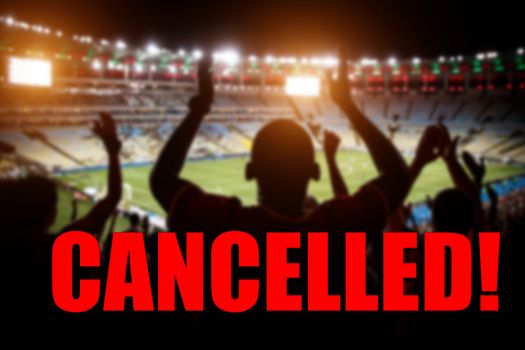 The concept of cancellation of sports events.