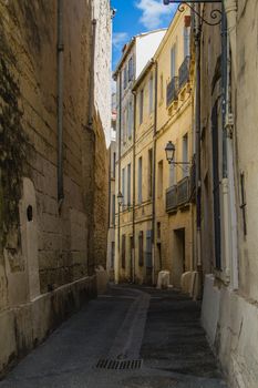 Old traditional buildings in France