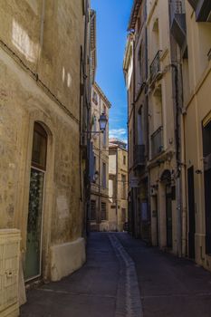 Old traditional buildings in France