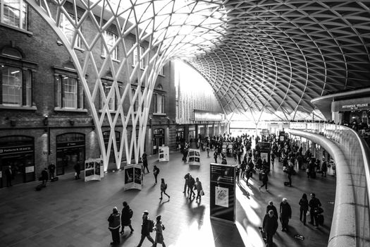 Kings Cross Train Station in London, England