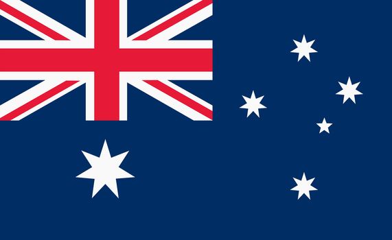 An Australia Flag illustration union jack and Southern Cross