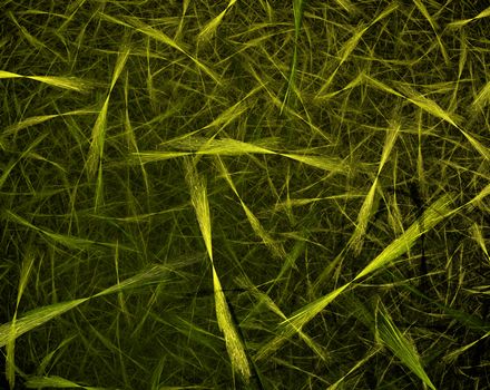 An abstract computer generated modern fractal design on dark background. Abstract fractal color texture. Digital art. Abstract Form & Colors. Prickly thorns of blackthorn. Fabric pattern