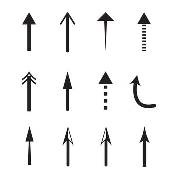 Up Arrows icon on white background. flat style. Up Arrows icon for your web site design, logo, app, UI. arrow pictogram. Arrows symbol.