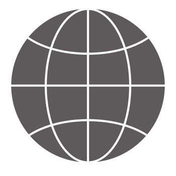 Globe icon on white background. flat style. Globe icon for your web site design, logo, app, UI. Globe symbol.
