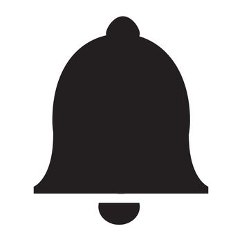 bell icon on white background. flat style. bell icon for your web site design, logo, app, UI. alarm sign. service handbell symbol.